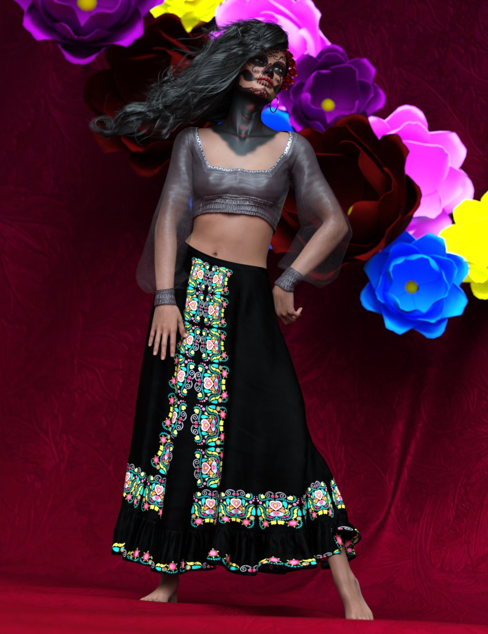 La Catrina Poses for Genesis 8.1 Female La Catrina Poses for Genesis 8.1 Female by: Ensary, 3D Models by Daz 3D