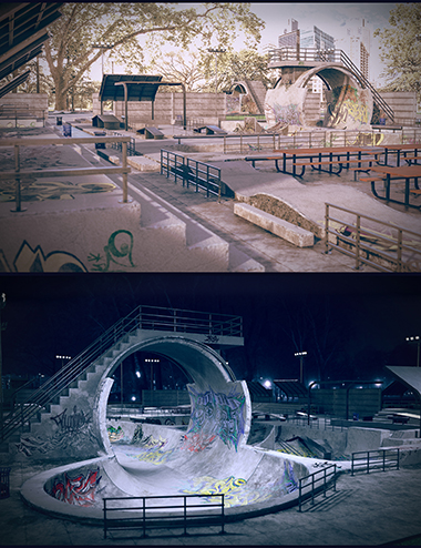 The Skatepark by: Polish, 3D Models by Daz 3D