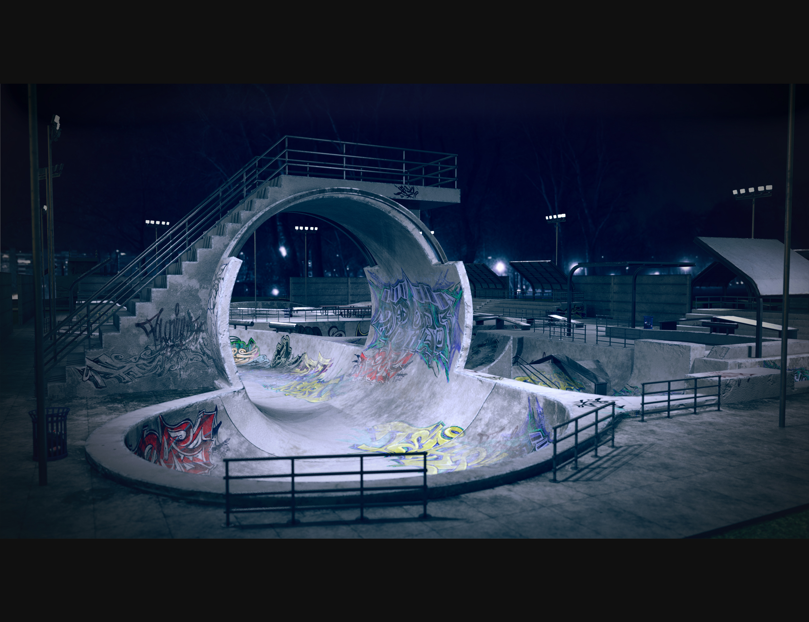 The Skatepark The Skatepark by: Polish, 3D Models by Daz 3D
