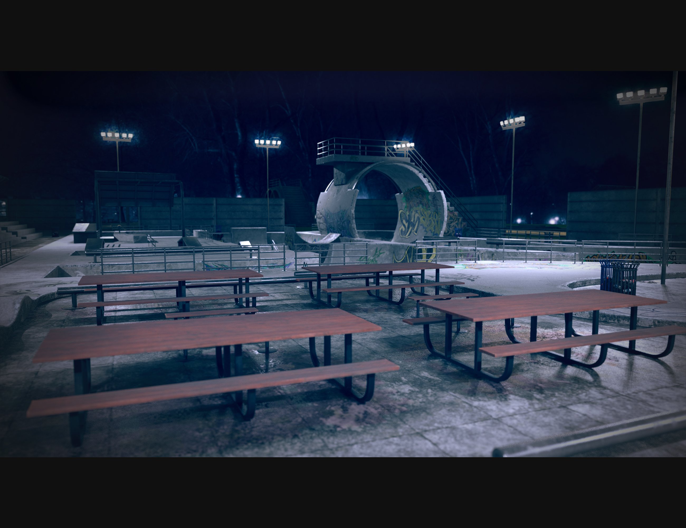 The Skatepark The Skatepark by: Polish, 3D Models by Daz 3D