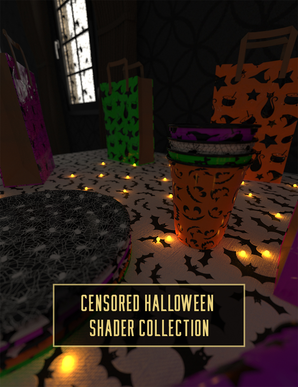 Censored Halloween Shader Collection by: Censored, 3D Models by Daz 3D