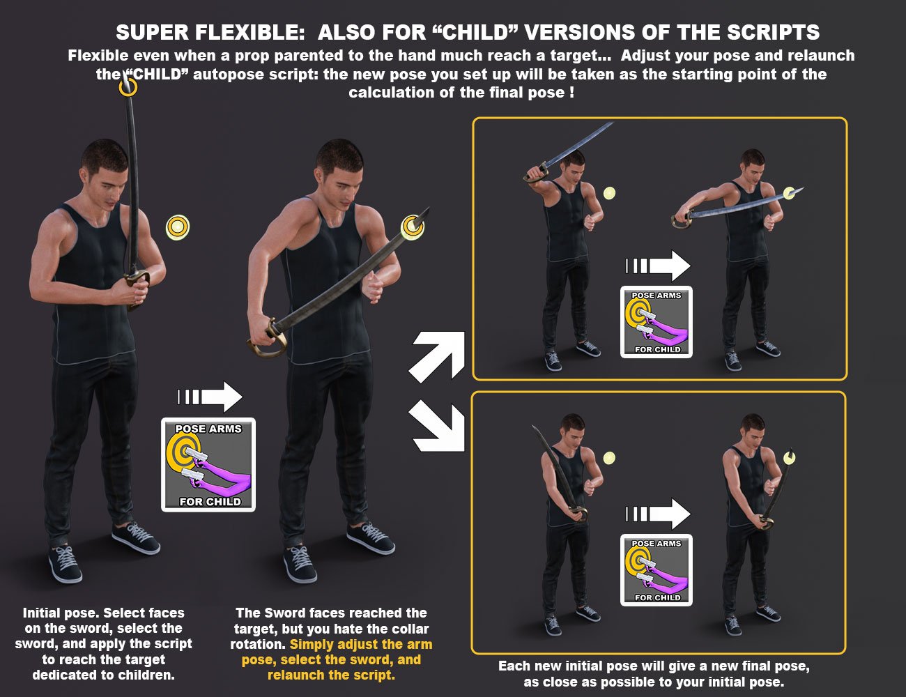 Face To Face Autopose Arms Face To Face Autopose Arms by: V3Digitimes, 3D Models by Daz 3D
