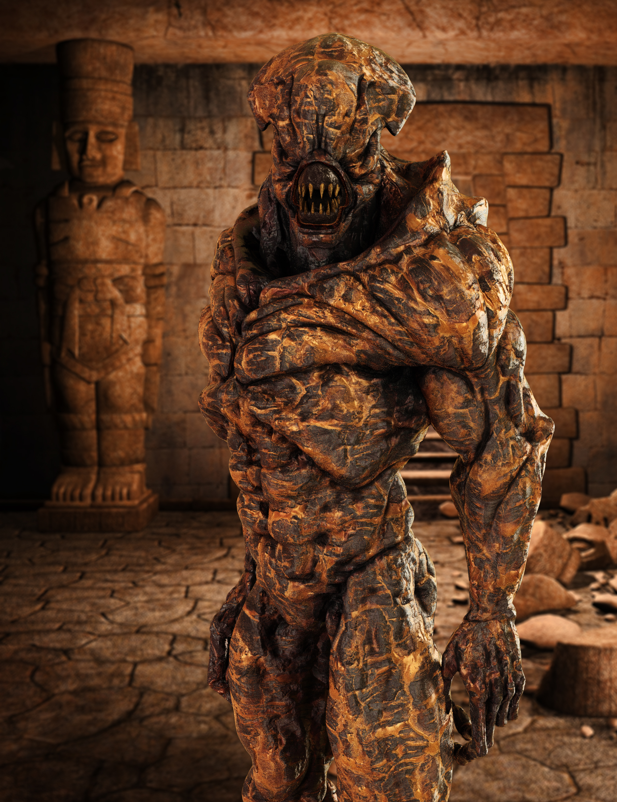 All Doomed Textures for Doom Demon by: Sade, 3D Models by Daz 3D
