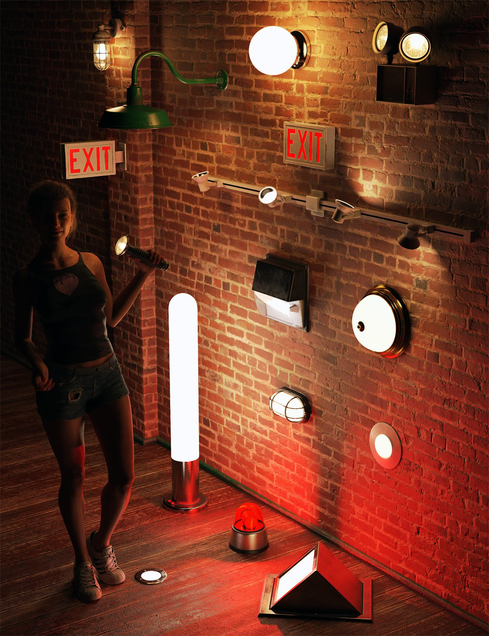 Need a Light by: Rascal3D, 3D Models by Daz 3D