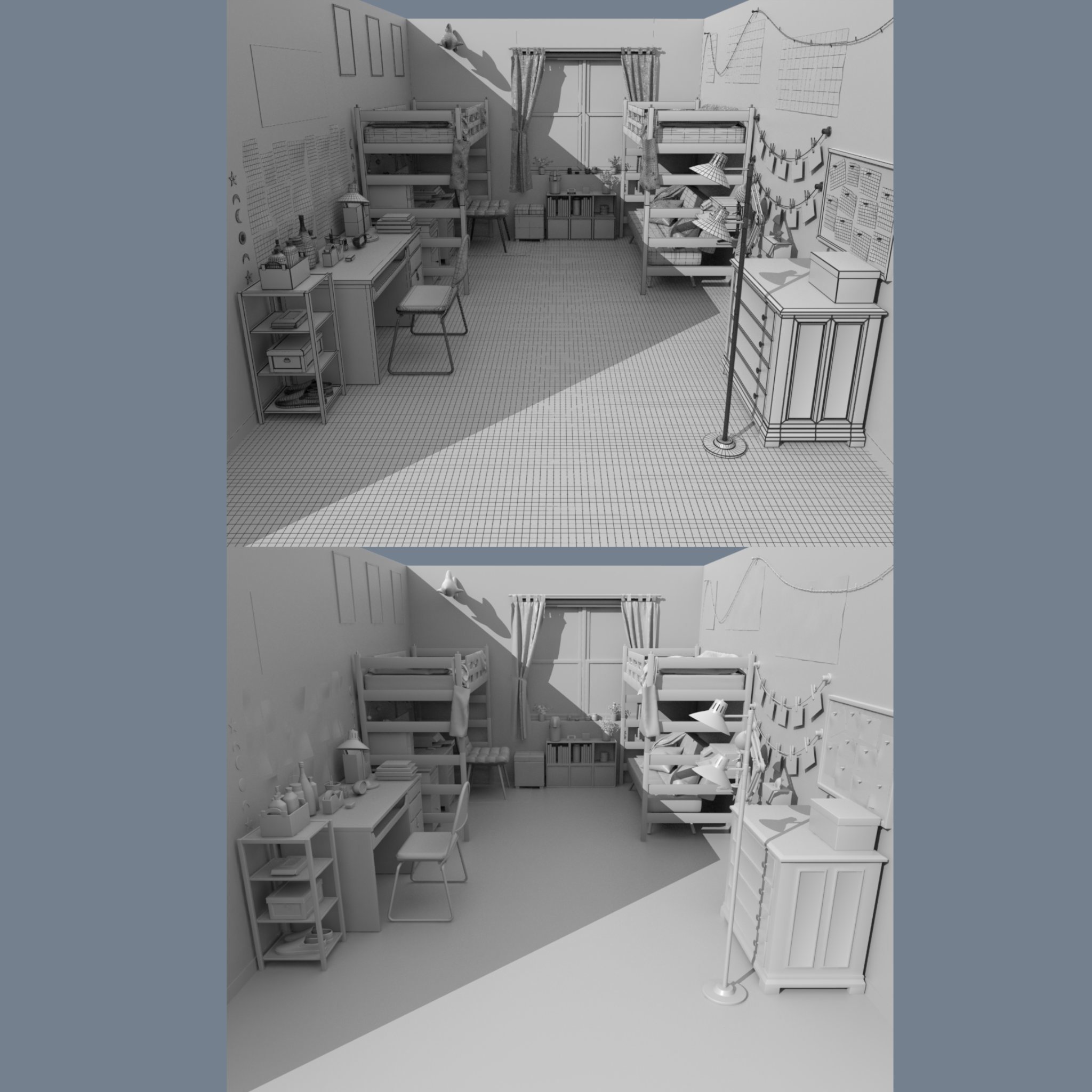 FG College Dormitory FG College Dormitory by: IronmanFugazi1968, 3D Models by Daz 3D