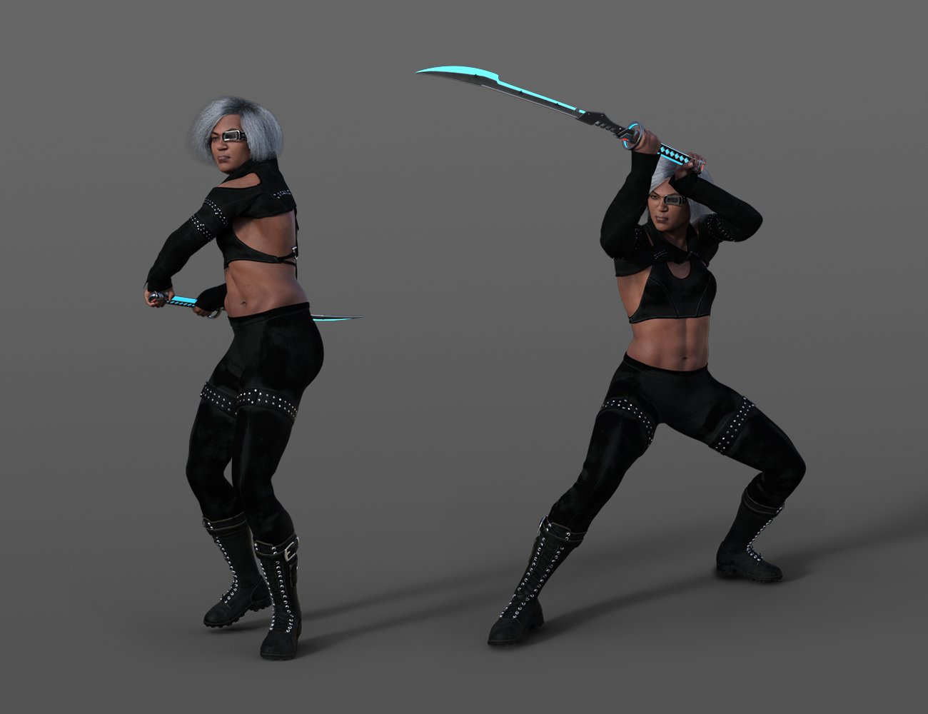 Future Samurai Animations with Sword for Genesis 8.1 Female and Noska 8.1 Future Samurai Animations with Sword for Genesis 8.1 Female and Noska 8.1 by: ThreeDigital, 3D Models by Daz 3D
