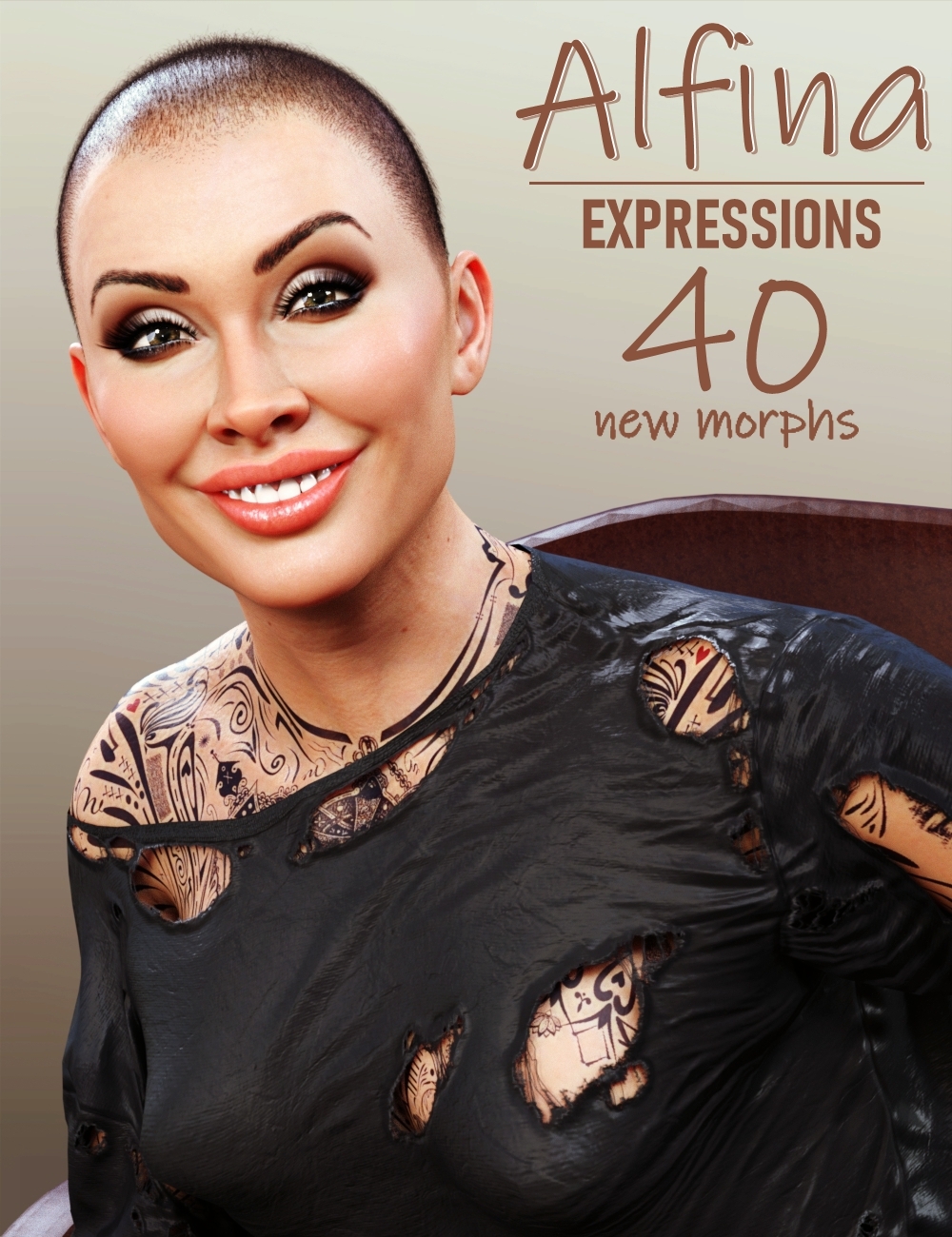 Alfina Expressions for Genesis 8 and 8.1 Female by: AlFan, 3D Models by Daz 3D