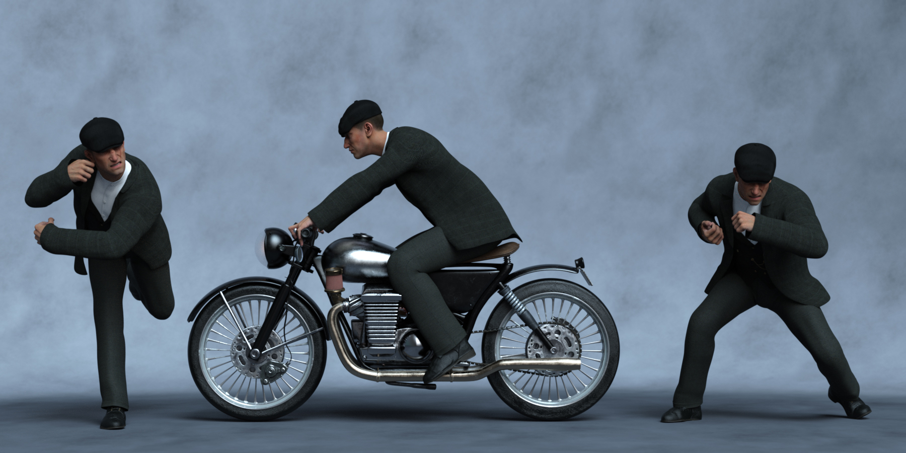 Brawler Life Poses for Alex Capital 8.1 | Daz 3D