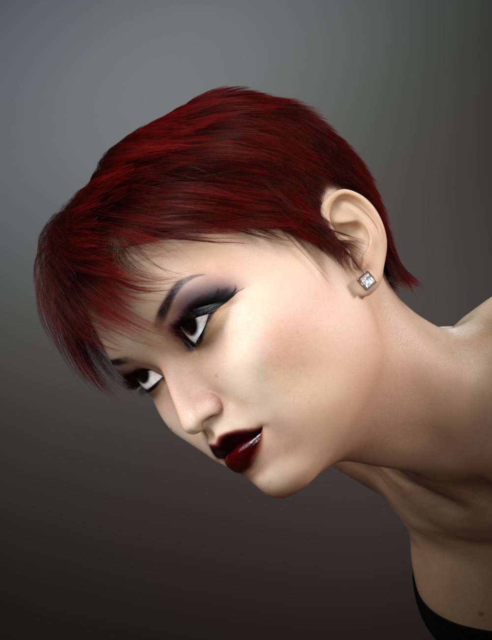 dForce Tansen Hair for Genesis 3, 8 and 8.1 by: RedzStudio, 3D Models by Daz 3D