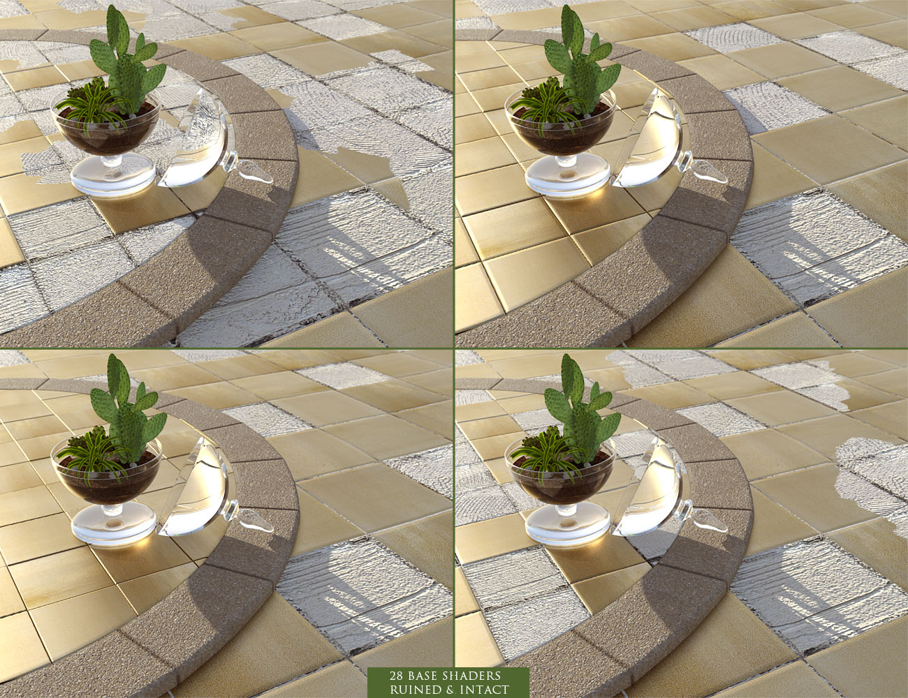 Sumptuous Metallic Tile Shader Builder Sumptuous Metallic Tile Shader Builder by: ForbiddenWhispers, 3D Models by Daz 3D