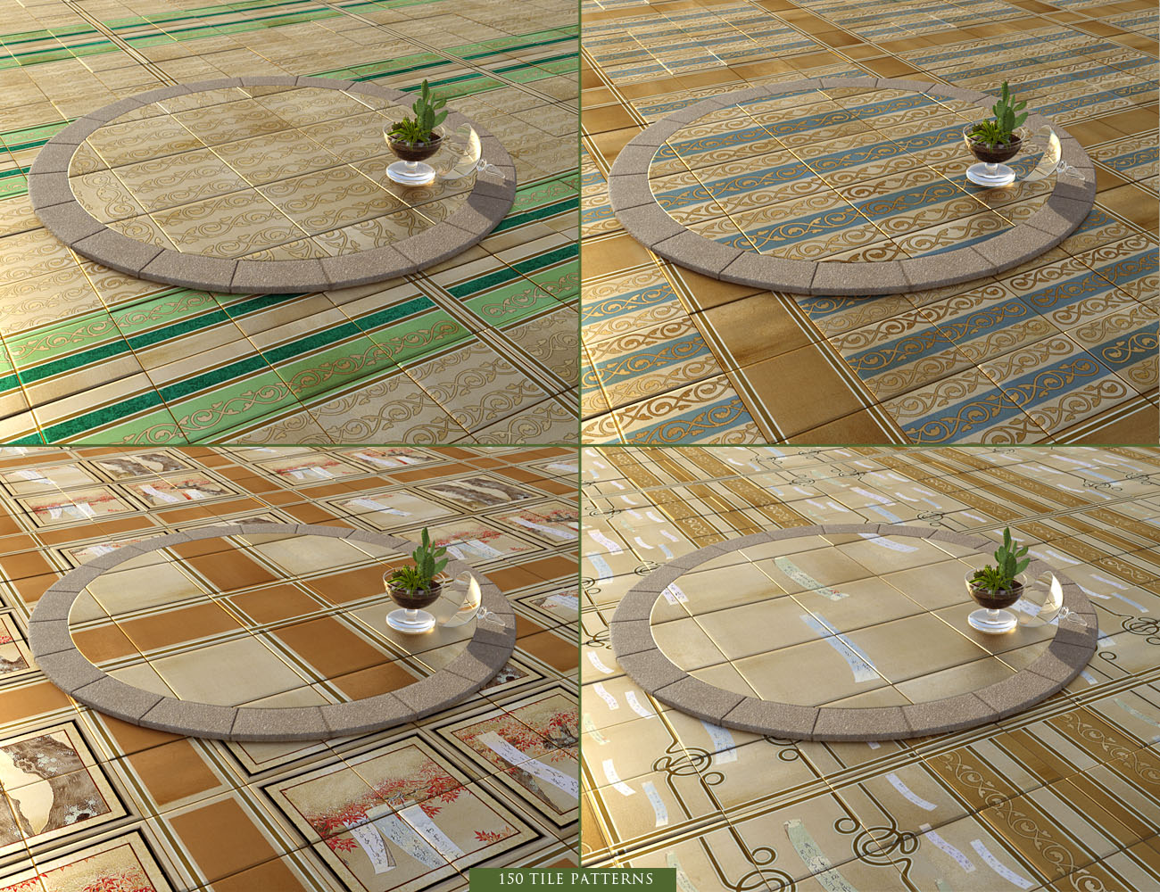 Sumptuous Metallic Tile Shader Builder Sumptuous Metallic Tile Shader Builder by: ForbiddenWhispers, 3D Models by Daz 3D