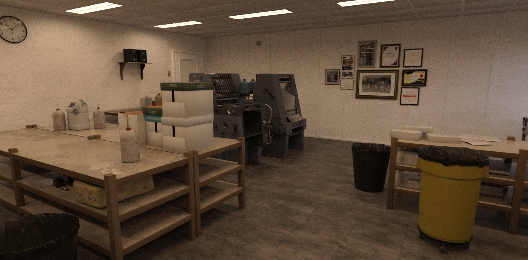 FG Old Fancy Printing Press FG Old Fancy Printing Press by: IronmanFugazi1968, 3D Models by Daz 3D