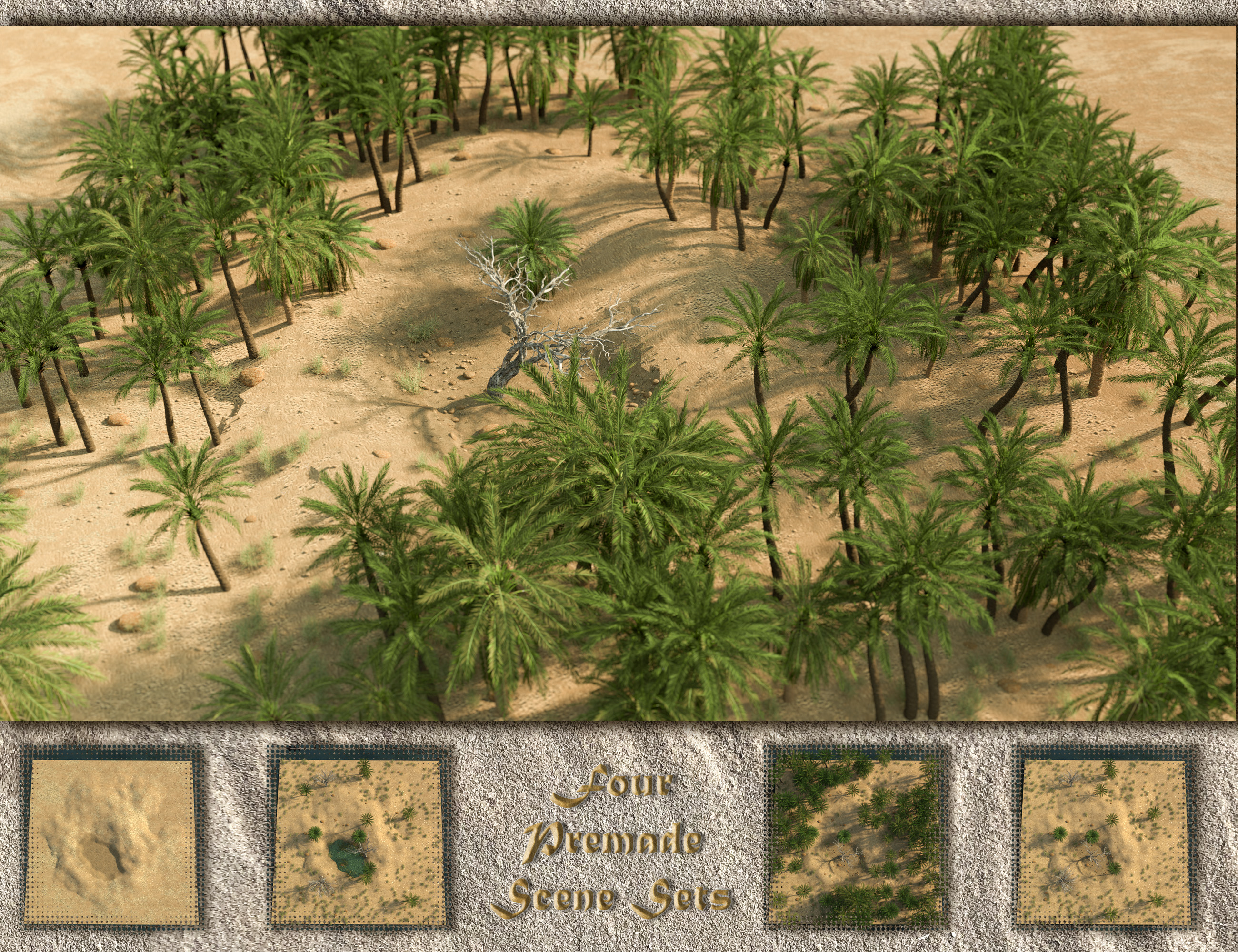 Desert Diorama for Iray Desert Diorama for Iray by: MartinJFrost, 3D Models by Daz 3D
