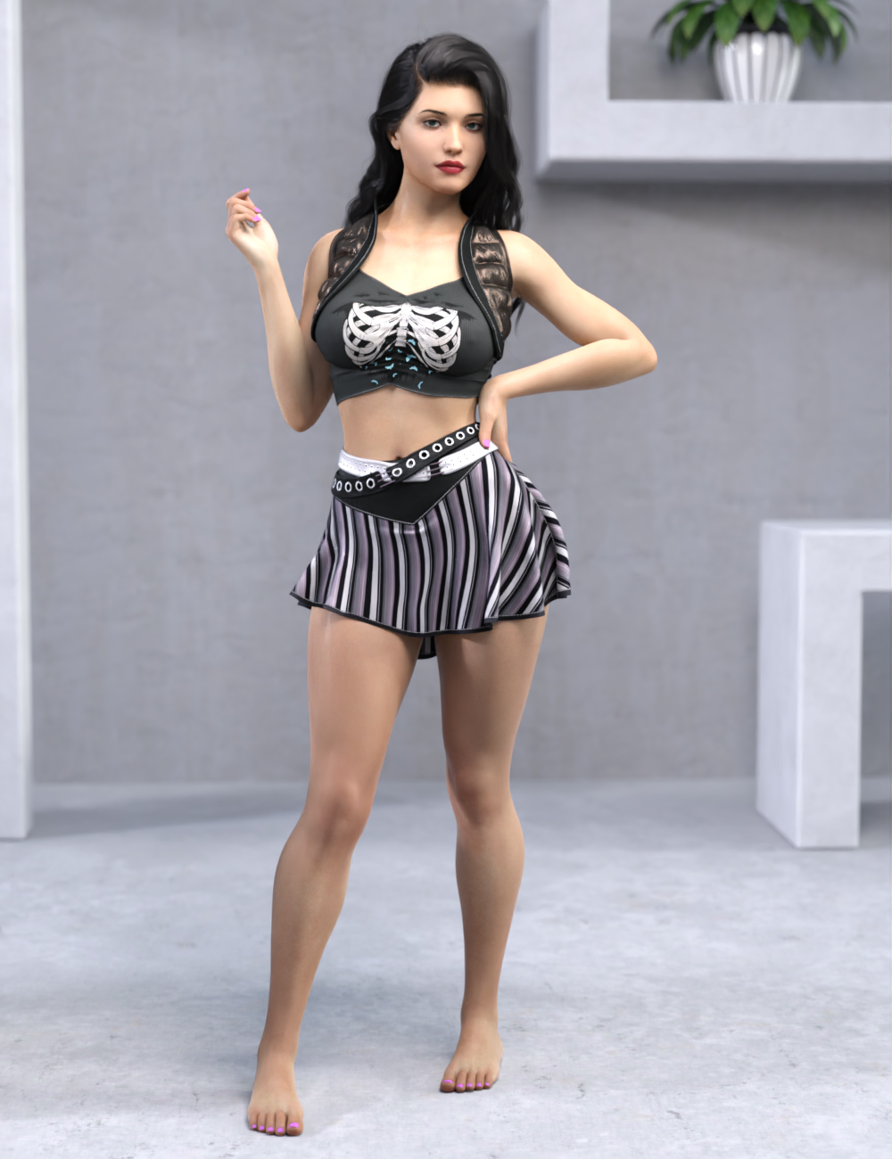 Lexa for Genesis 8 Female by: Exart3D, 3D Models by Daz 3D