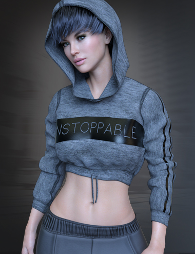 dForce X-Fashion Urban Outfit for Genesis 8 and 8.1 Females by: xtrart-3d, 3D Models by Daz 3D