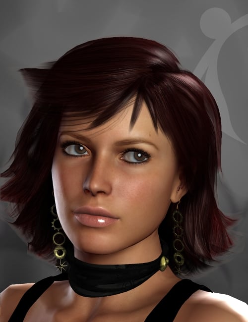 Noemie HairStyle Noemie HairStyle by: Neftis3D, 3D Models by Daz 3D