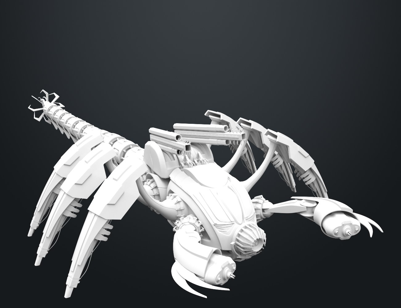 Stinger Scorpion Mecha by: Charlie, 3D Models by Daz 3D