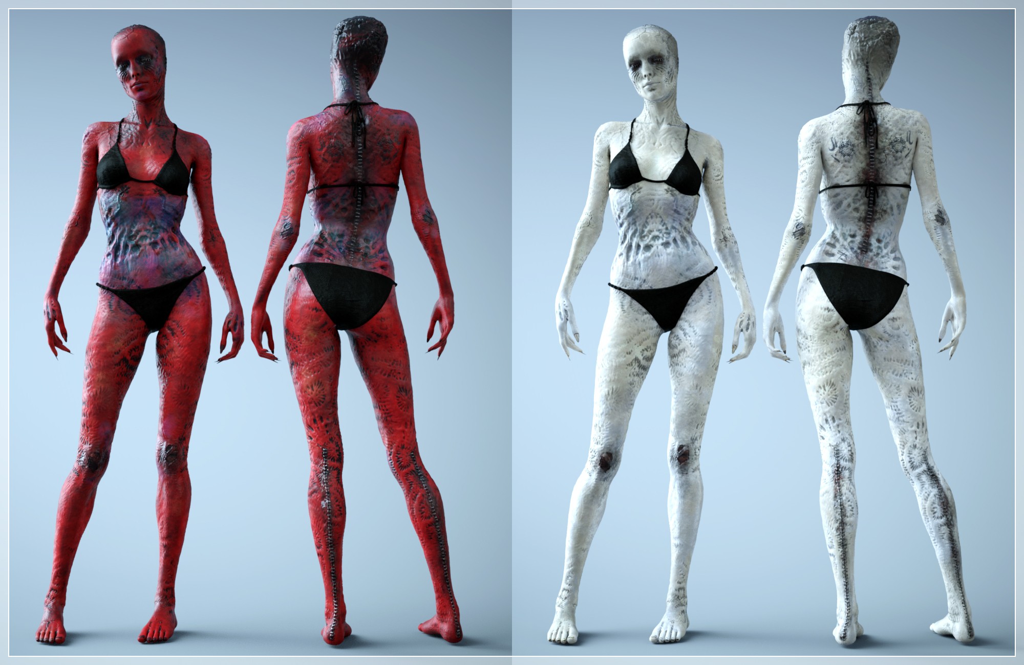 ND Weirdo Creature HD for Genesis 8.1 Female by: Nathy Design, 3D Models by Daz 3D