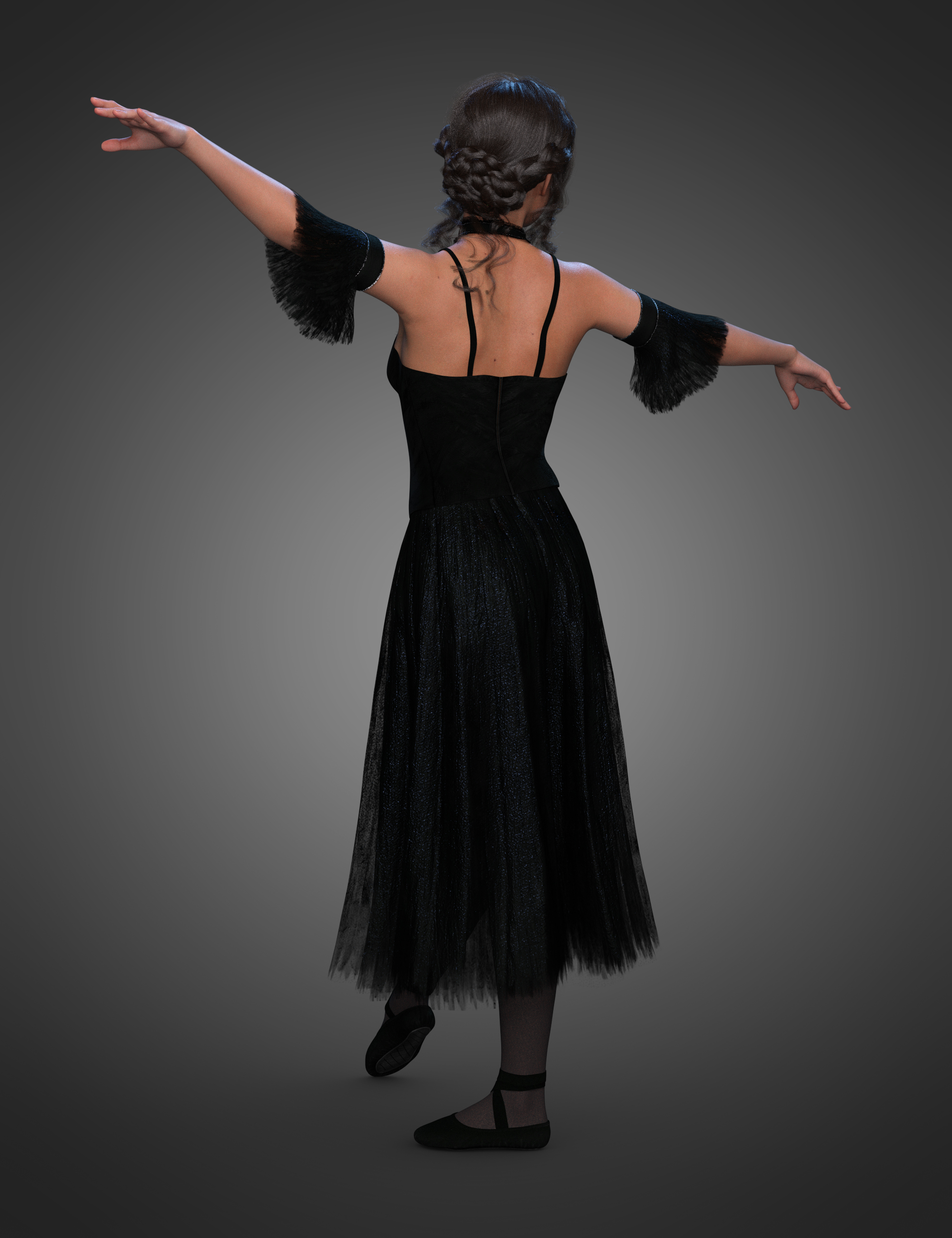 dForce Ballet Dreams for Genesis 8.1 Female by: Arki, 3D Models by Daz 3D