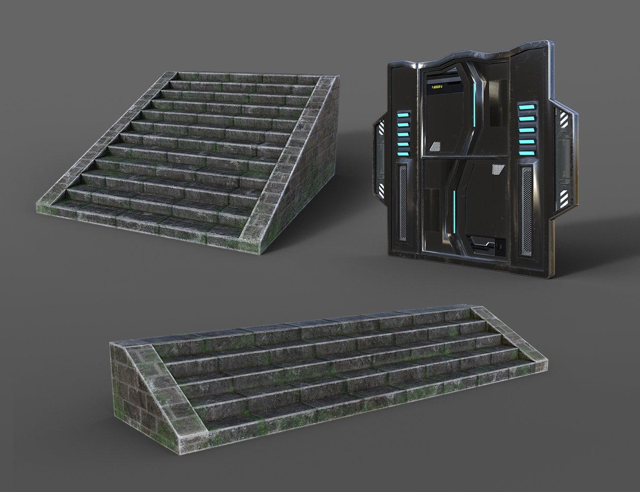 Futuristic Samurai Compound - Environment and Props Futuristic Samurai Compound - Environment and Props by: ThreeDigital, 3D Models by Daz 3D