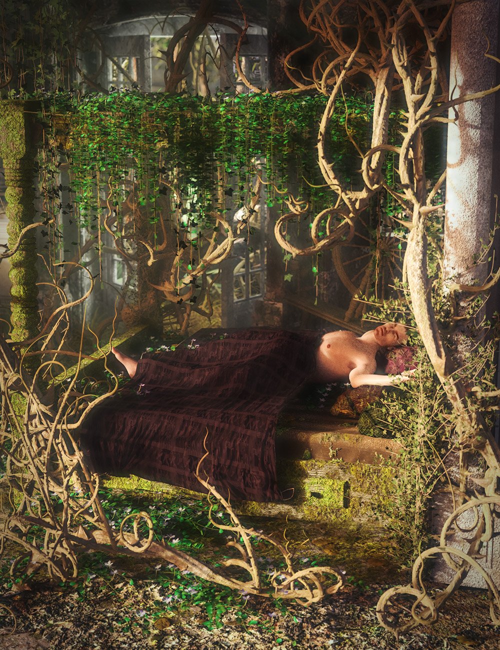 Tanglewood - Briar Patch for DAZ Studio Tanglewood - Briar Patch for DAZ Studio by: MartinJFrost, 3D Models by Daz 3D