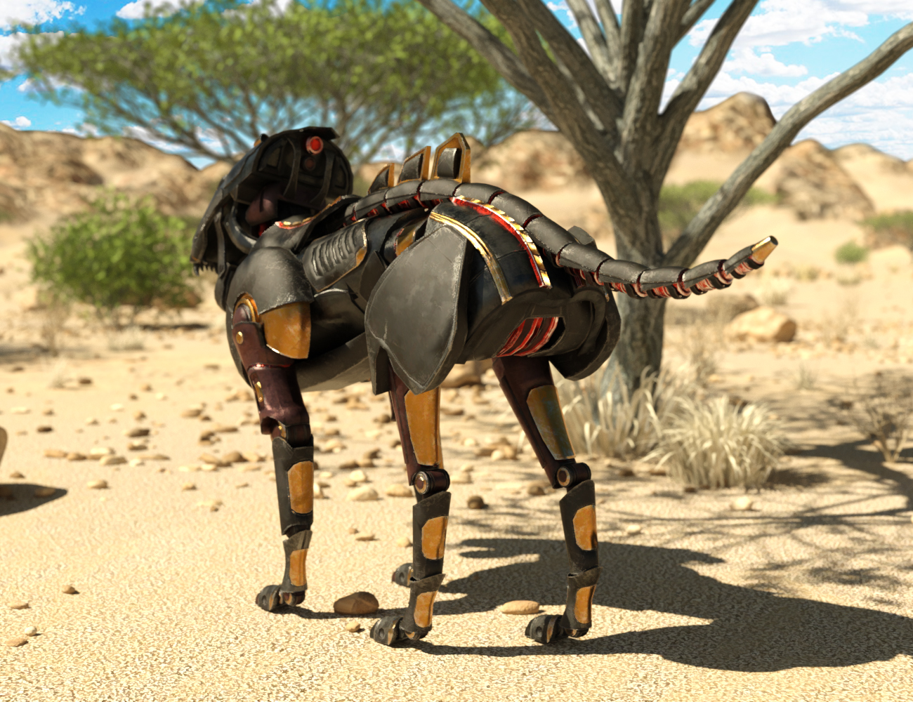 Mecha Cheetah Mecha Cheetah by: Charlie, 3D Models by Daz 3D