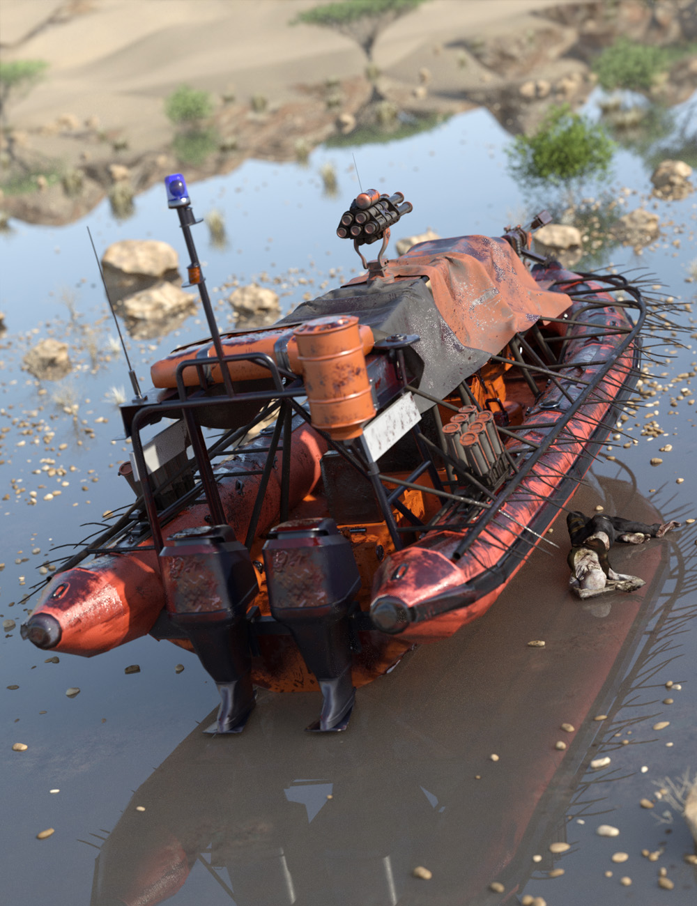 McBoaty Lifeboat Z by: ForbiddenWhispersDavid Brinnen, 3D Models by Daz 3D