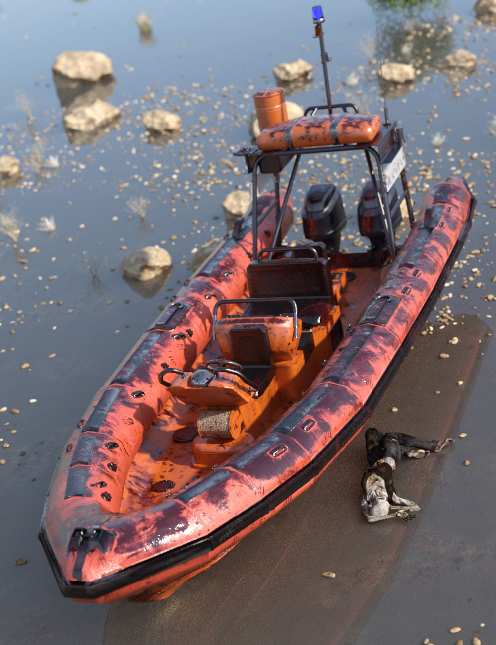 McBoaty Lifeboat Z by: ForbiddenWhispersDavid Brinnen, 3D Models by Daz 3D