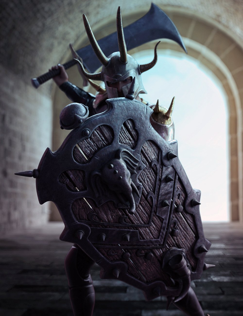 Warrior Animal Shields Warrior Animal Shields by: fjaa3d, 3D Models by Daz 3D