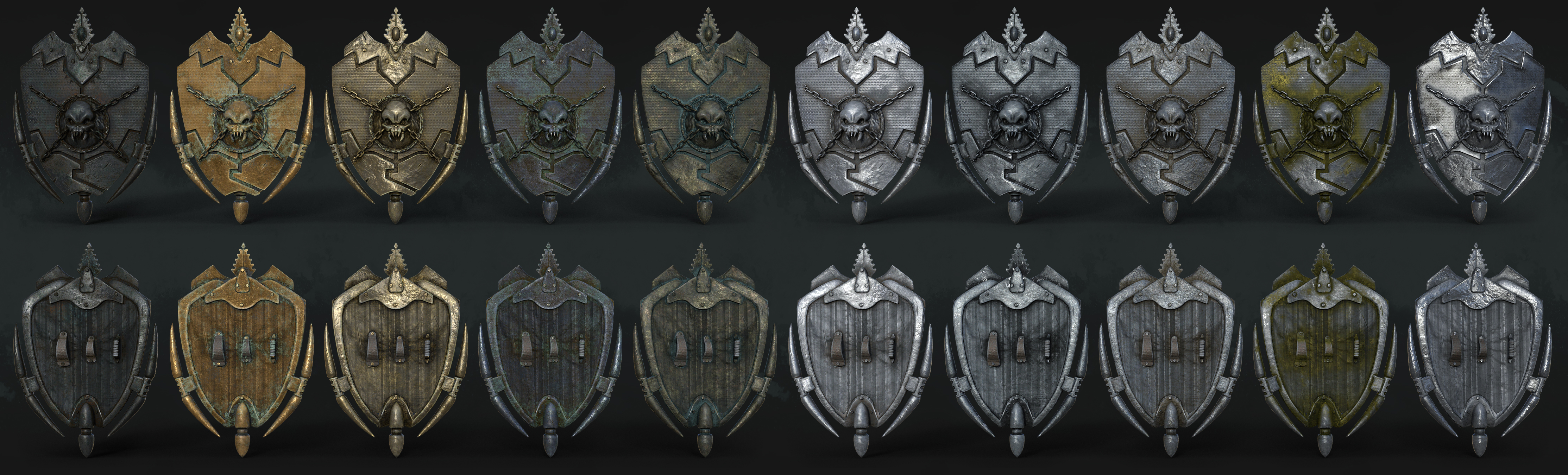 Warrior Animal Shields Textures by: fjaa3d, 3D Models by Daz 3D