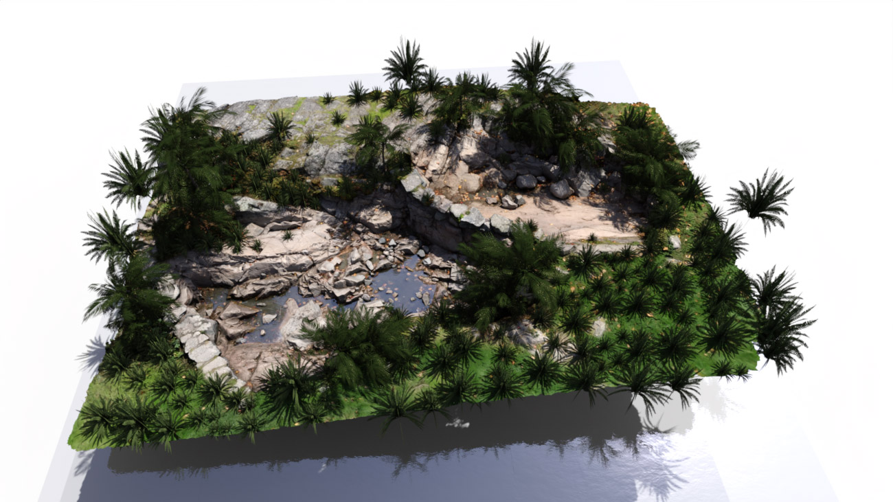 HD Scans Garden Ponds by: Dreamlight, 3D Models by Daz 3D