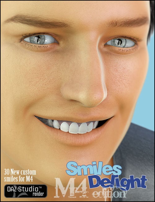 M4 Smiles Delight by: Cake One, 3D Models by Daz 3D