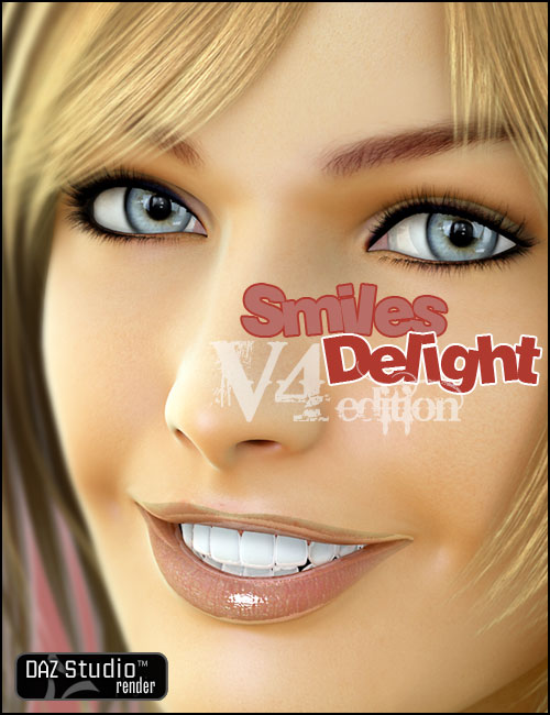 V4 Smiles Delight by: Cake One, 3D Models by Daz 3D