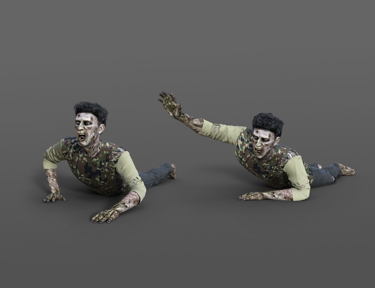 Zombie Animations for Genesis 8.1 Male and Genesis 8.1 Female by: ThreeDigital, 3D Models by Daz 3D