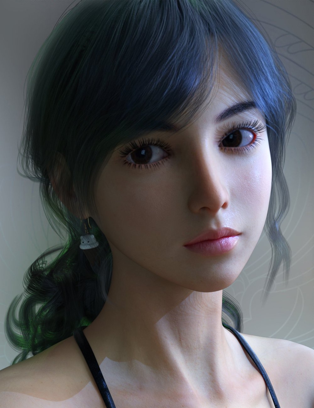 Vo Xiao Hua HD and Hair for Genesis 8.1 Female by: VOOTWSprite, 3D Models by Daz 3D