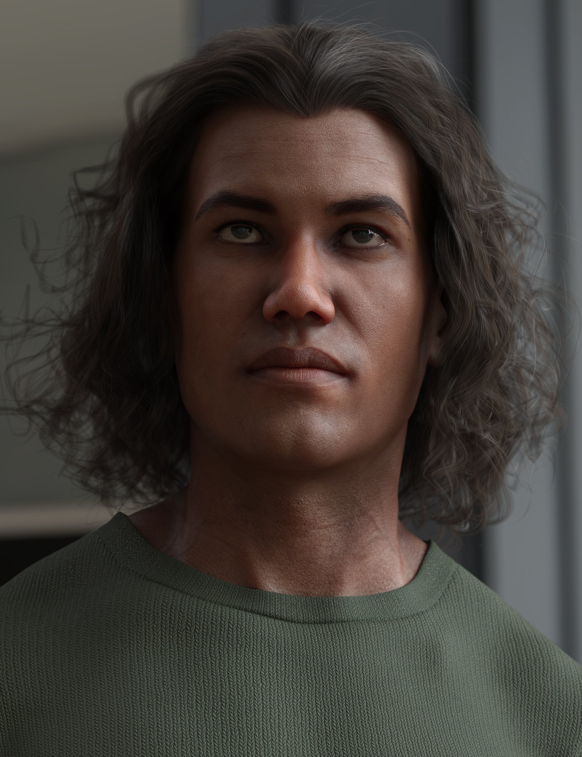 Curly Swept Style Hair for Genesis 8 and Genesis 8.1 Males Curly Swept Style Hair for Genesis 8 and Genesis 8.1 Males by: outoftouch, 3D Models by Daz 3D