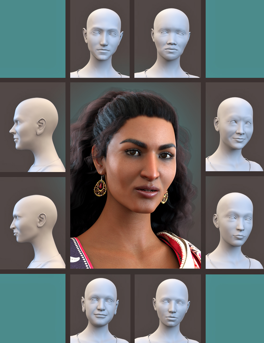 SBibb Diverse World Vol 2 for 200 Plus for Genesis 8 Female by: SBibb, 3D Models by Daz 3D
