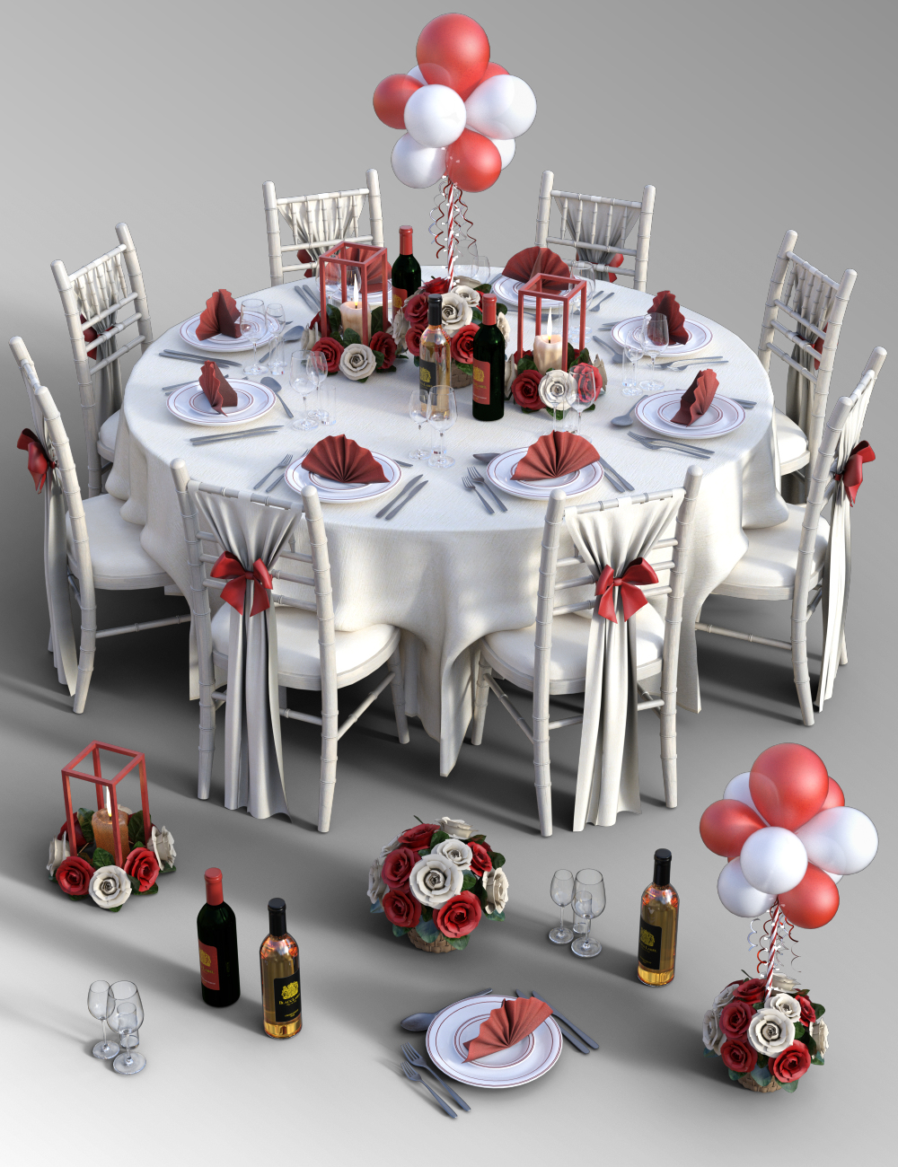 Marquee Party Props by: Merlin Studios, 3D Models by Daz 3D