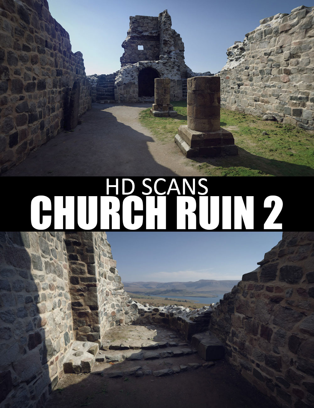 HD Scans Church Ruin 2 by: Dreamlight, 3D Models by Daz 3D
