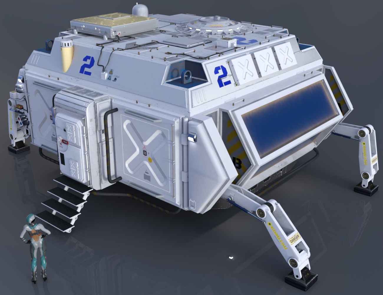 Artemis 13 HAB 2 Exterior by: nEO, 3D Models by Daz 3D