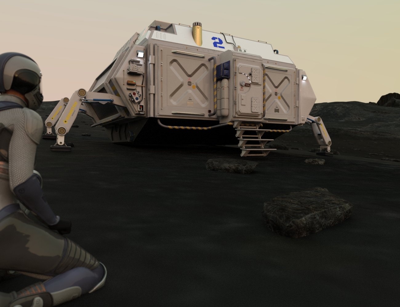 Artemis 13 HAB 2 Exterior Artemis 13 HAB 2 Exterior by: nEO, 3D Models by Daz 3D