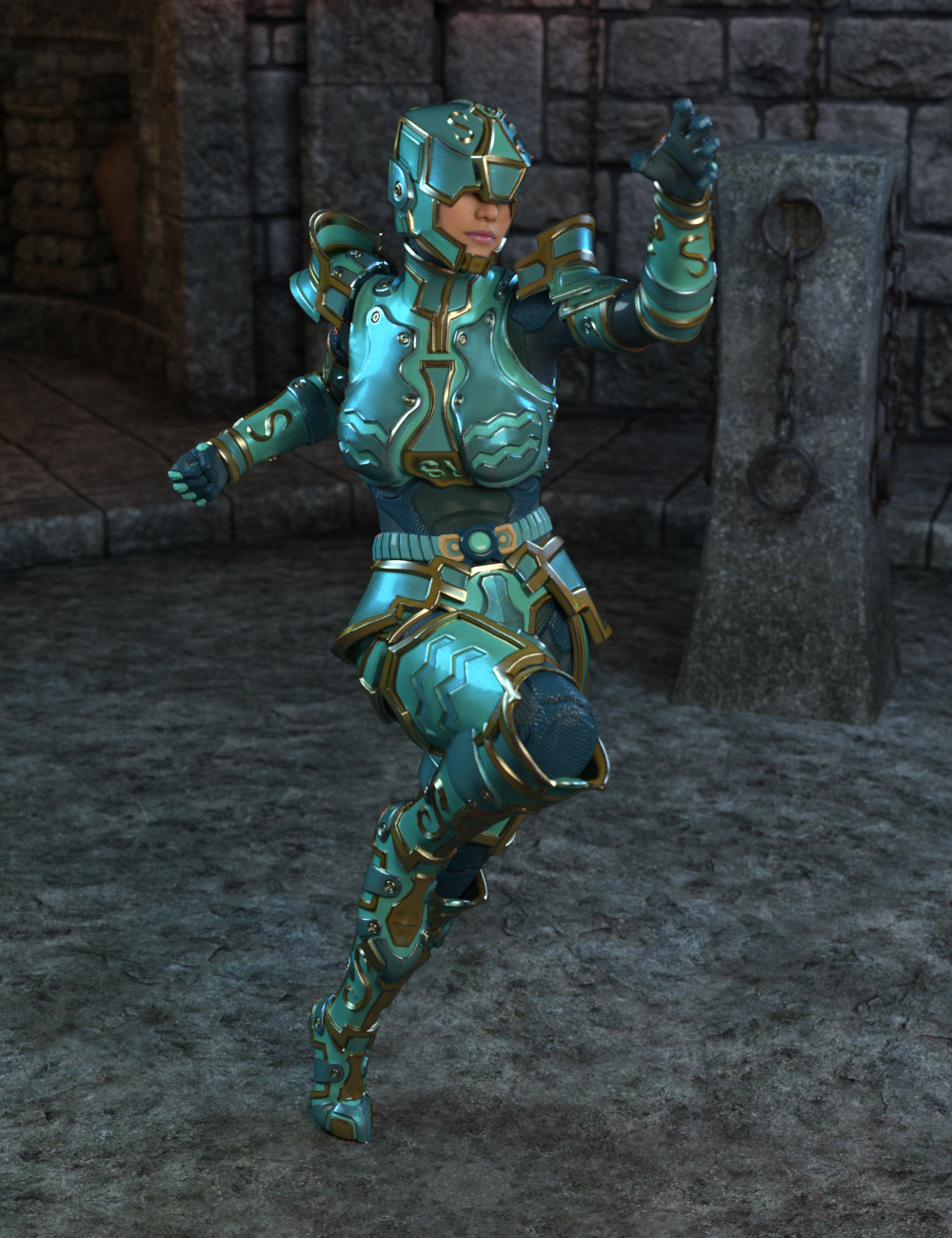 12 Constellation Warriors Series – Aquarius for Genesis 8 and 8.1 Female 12 Constellation Warriors Series – Aquarius for Genesis 8 and 8.1 Female by: Jerry Jang, 3D Models by Daz 3D