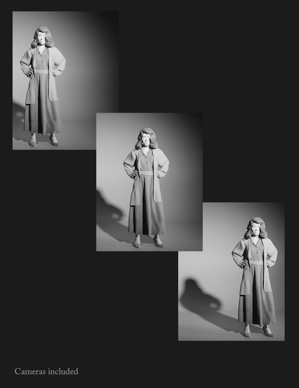Low-Key Noir Lighting for Iray Low-Key Noir Lighting for Iray by: Quixotry, 3D Models by Daz 3D