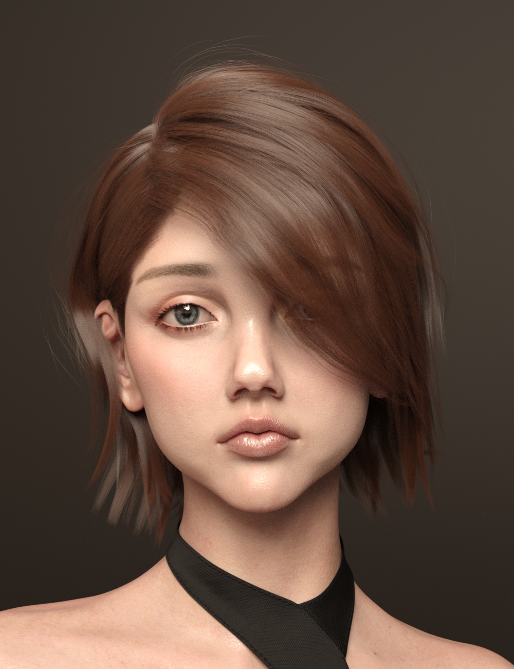 Short Haircut 3D model