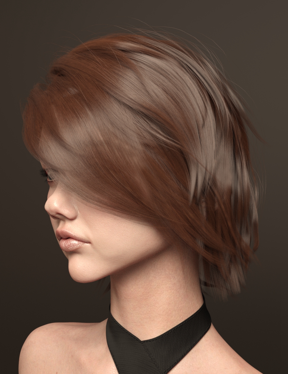 Uerica Hair for Genesis 8 and 8.1 Females by: Ergou, 3D Models by Daz 3D