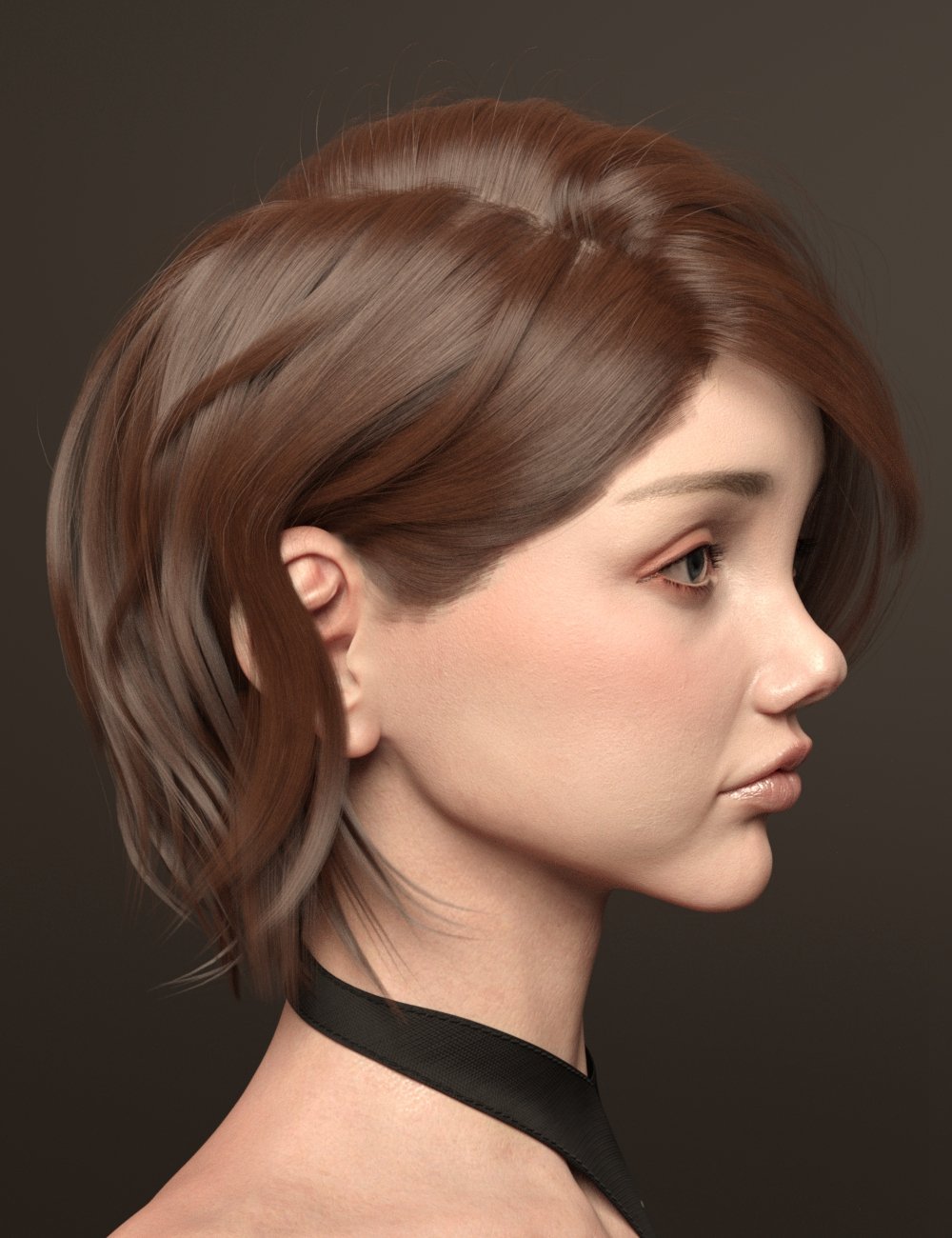 Uerica Hair for Genesis 8 and 8.1 Females by: Ergou, 3D Models by Daz 3D