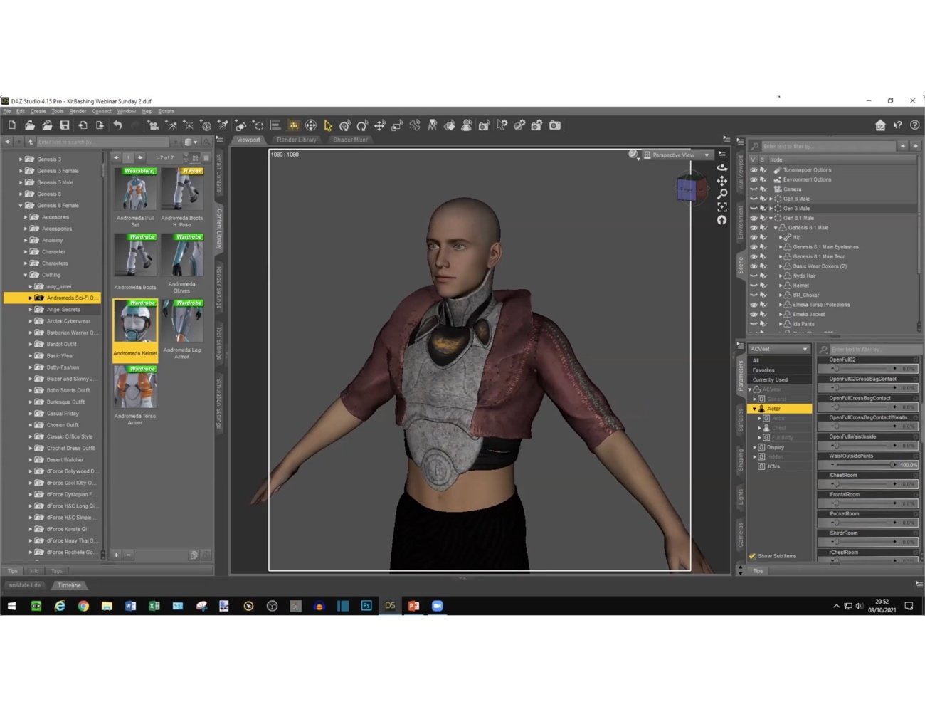 Kitbashing for Beginners: Dramatically Expand your Asset Library Kitbashing for Beginners: Dramatically Expand your Asset Library by: Digital Art Live, 3D Models by Daz 3D
