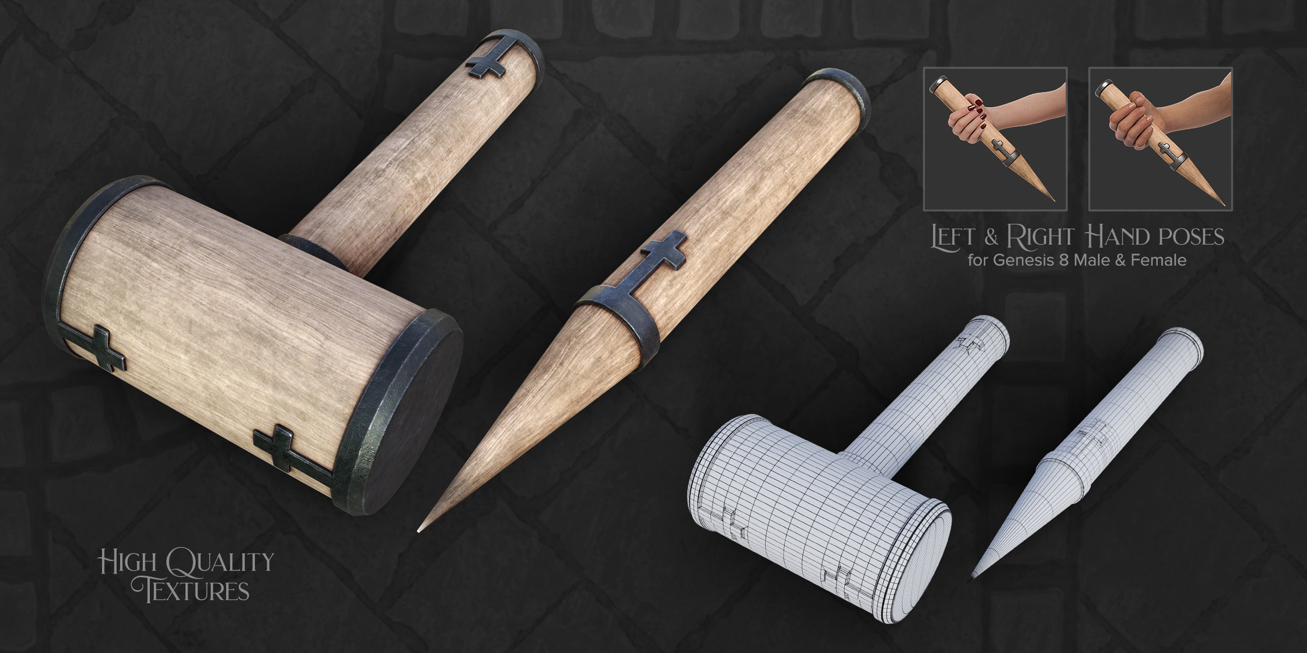 Vampire Crypt And Props Daz 3d