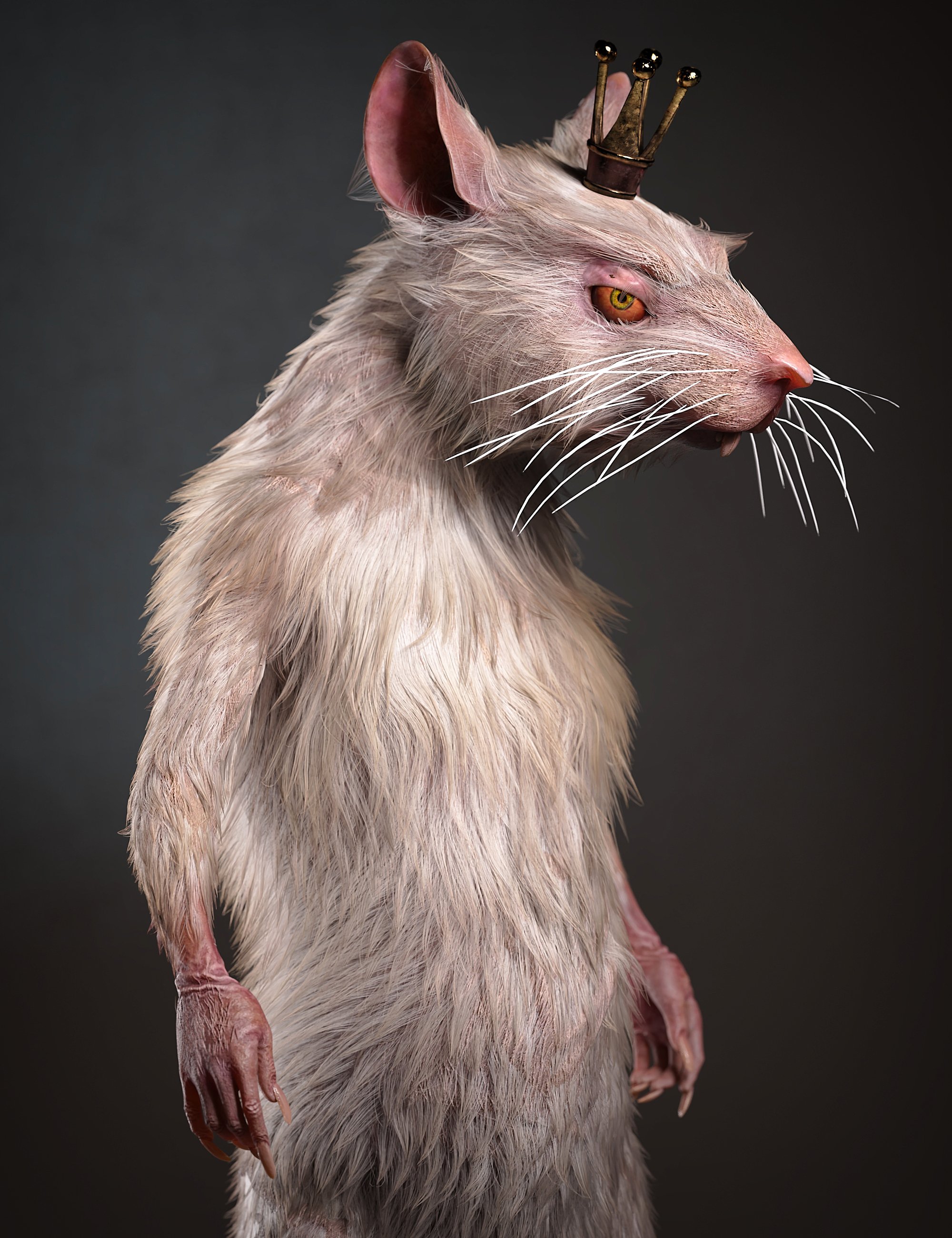 Mouse King for Genesis 8.1 Males by: JoeQuick, 3D Models by Daz 3D