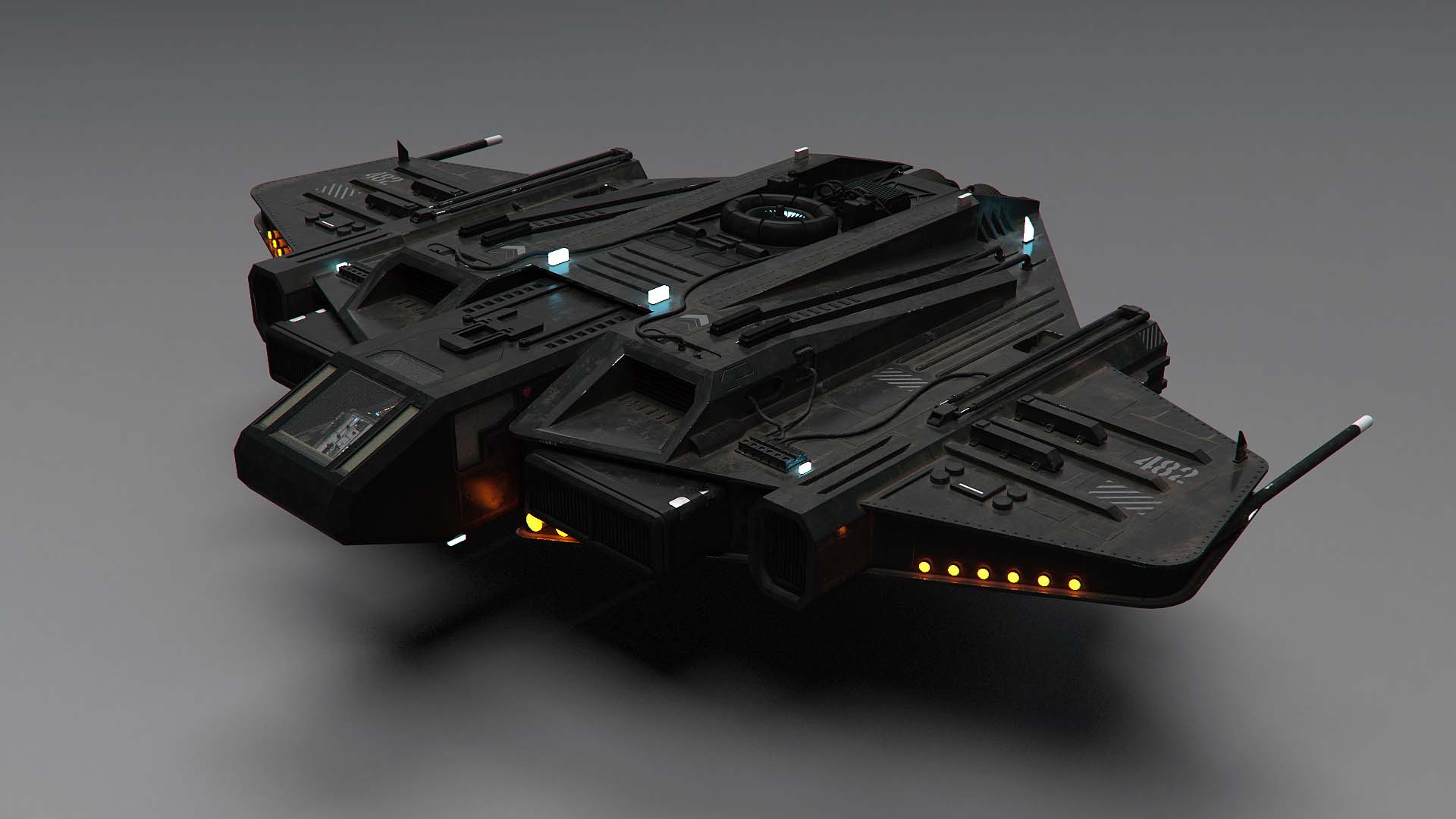 Starship SW 02 by: Mely3D, 3D Models by Daz 3D